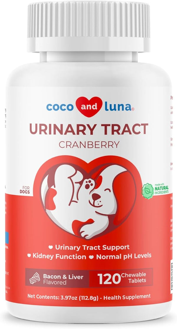 Cranberry Chewables for Dogs - UTI & Bladder Support