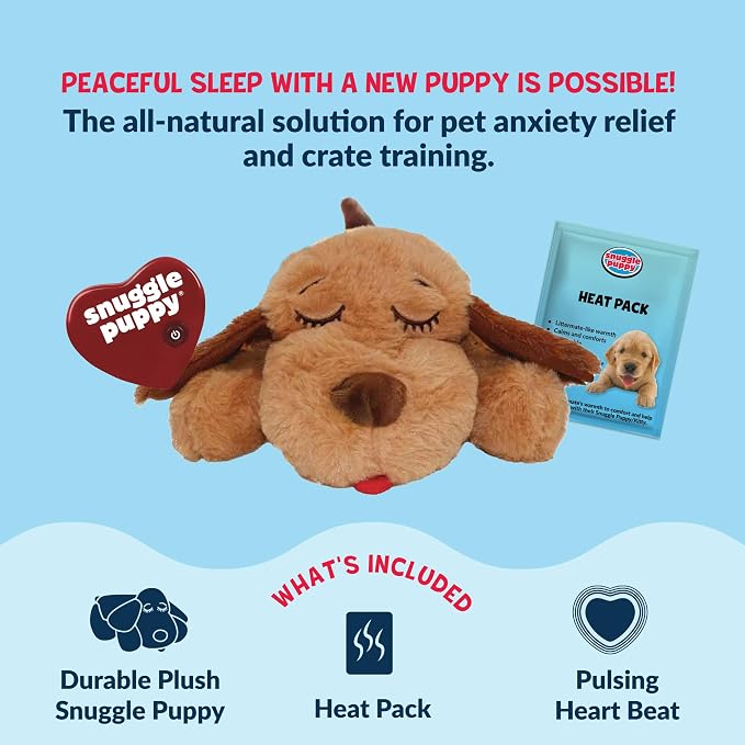 Snuggle Puppy Heartbeat Toy for Dogs