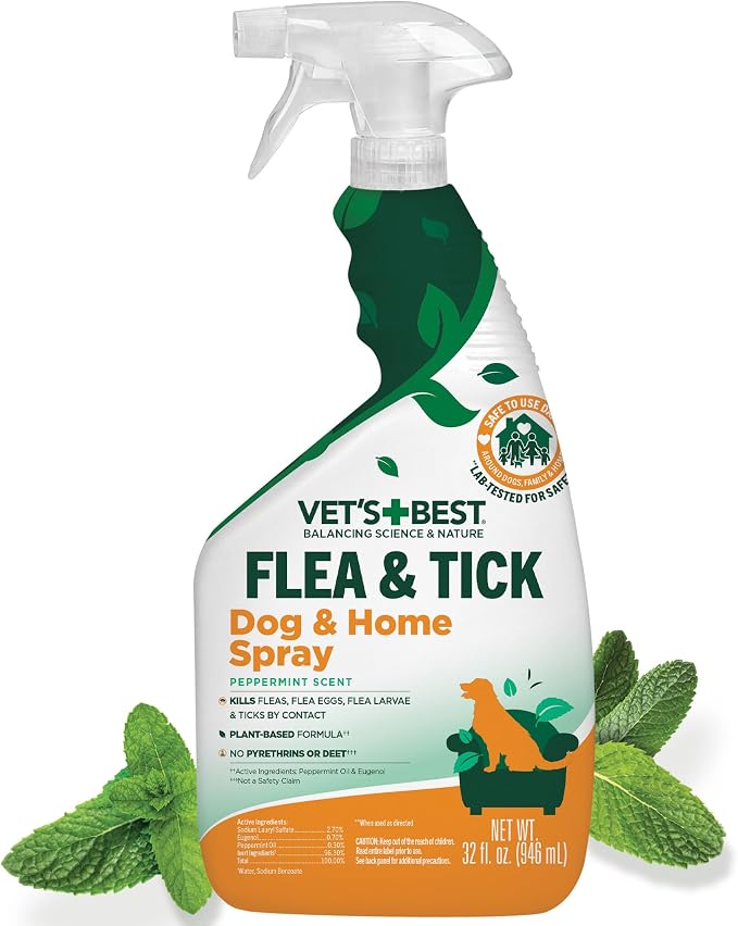 Vet's Best Flea & Tick Home Spray - 32 oz