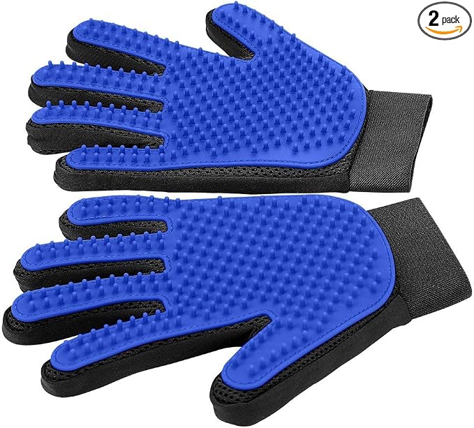 Pet Hair Remover Gloves for Dogs & Cats