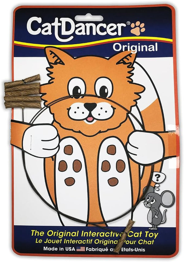 Cat Dancer Products 101 Interactive Cat Toy, Brown
