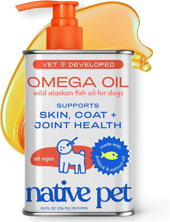 Native Pet Omega 3 Fish Oil for Healthy Coat & Joints