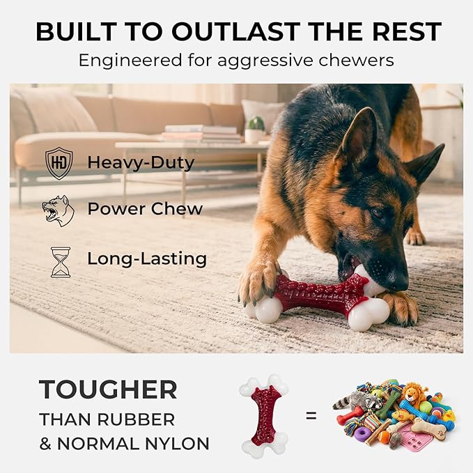 Kseroo Tough Dog Toys for Aggressive Chewers