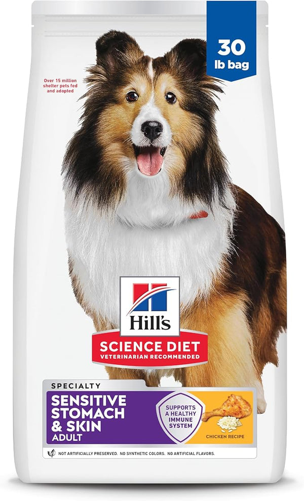 Hill's Science Diet Chicken Dog Food, 30lb – Sensitive Stomach & Skin