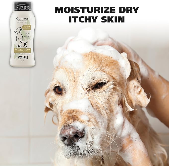 Wahl USA Oatmeal Dog Shampoo – Itch Relief, 24oz